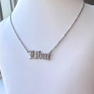 Silver Libra Necklace